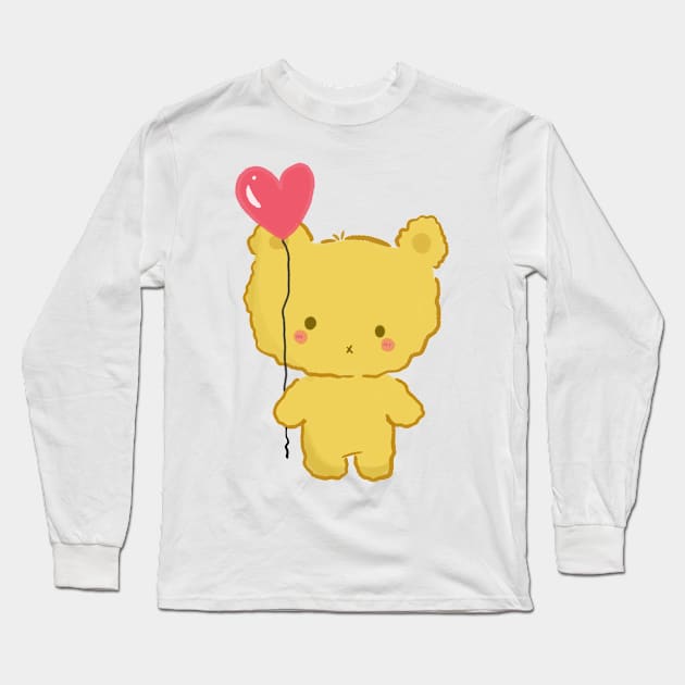 Cute Tubbi the teddy Long Sleeve T-Shirt by yudoodliez